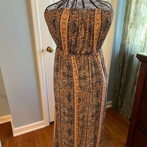 Boho Sleeveless maxi Dress